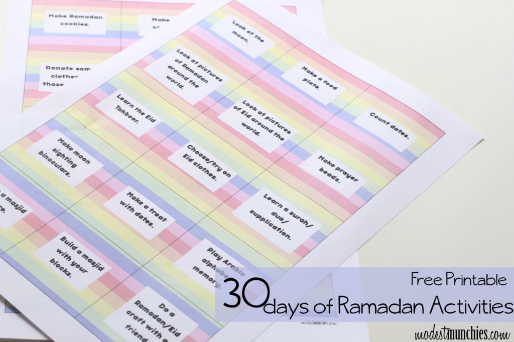 Free Printable 30 Ramadan Activities (Large)