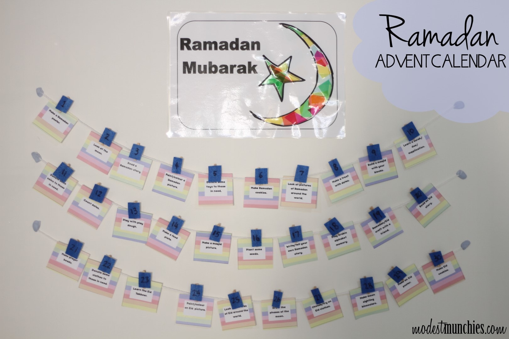 Ramadan Advent Calendar - Modest Munchies