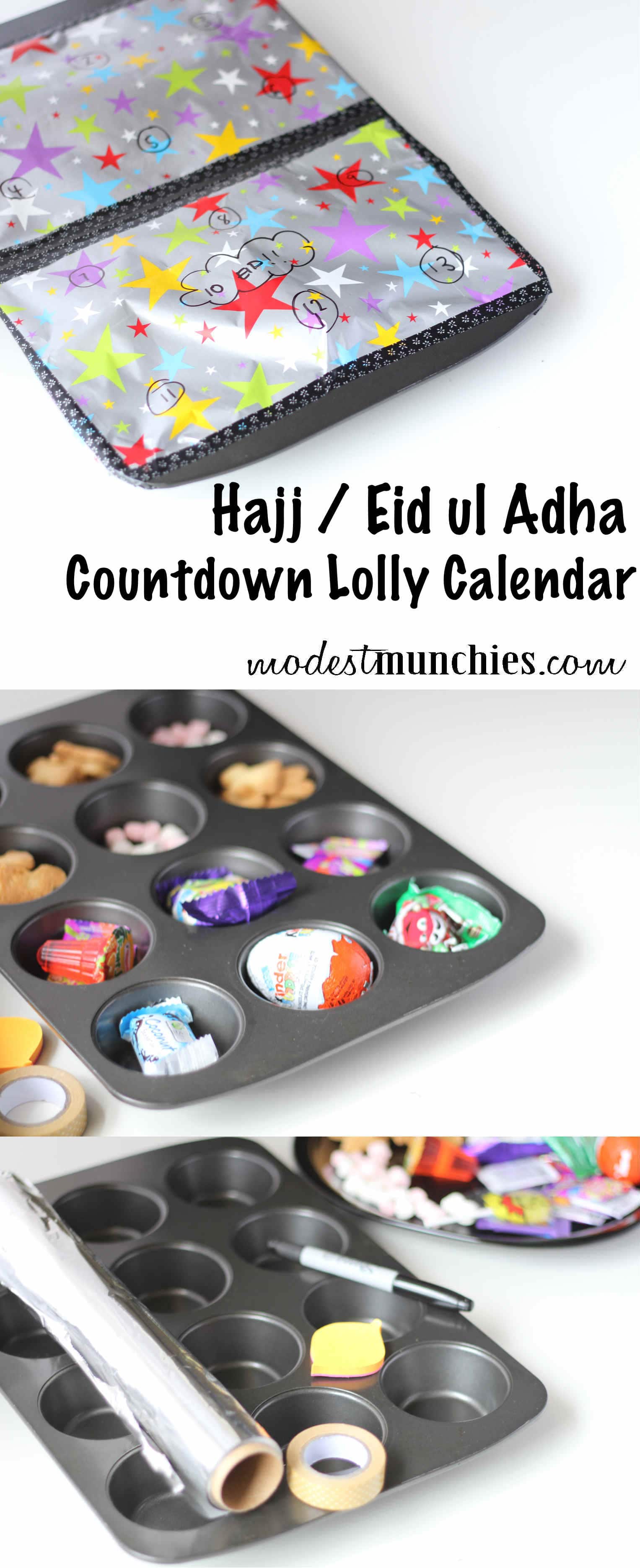 Hajj Eid Lolly Countdown Calendar