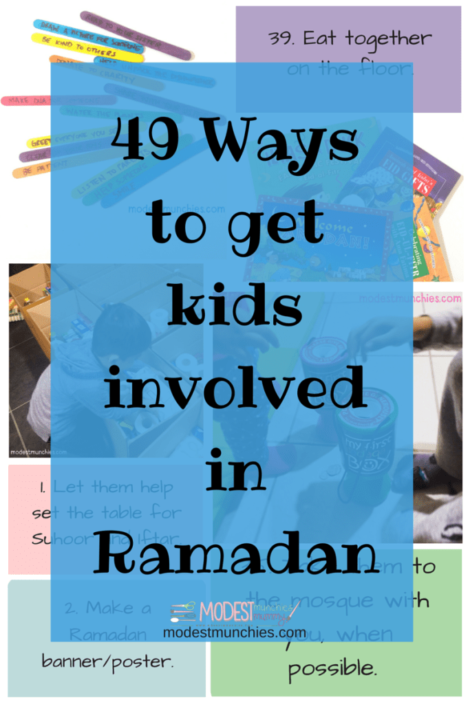 49 Ways to get kids involved in Ramadan blog