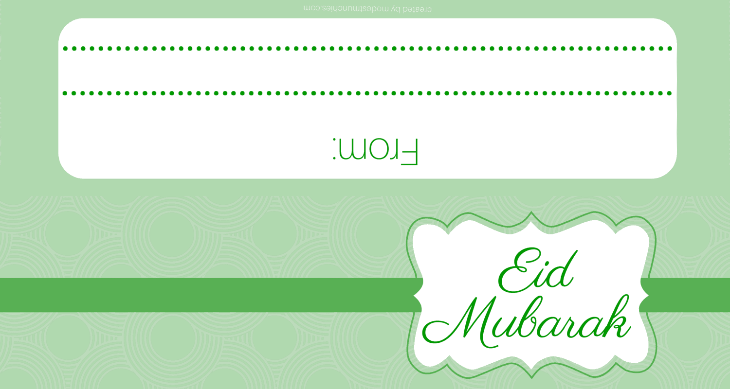 Chocolate bark and Eid Mubarak Labels - Modest Munchies