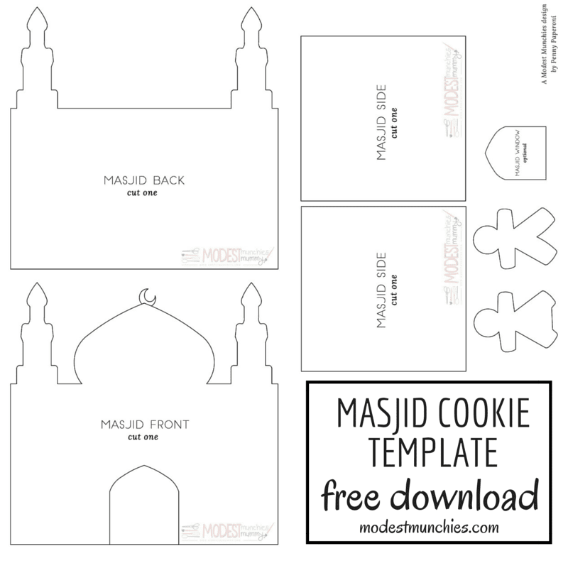 MASJID COOKIE TEMPLATE