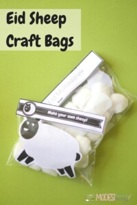 Eid Sheep Craft Printables