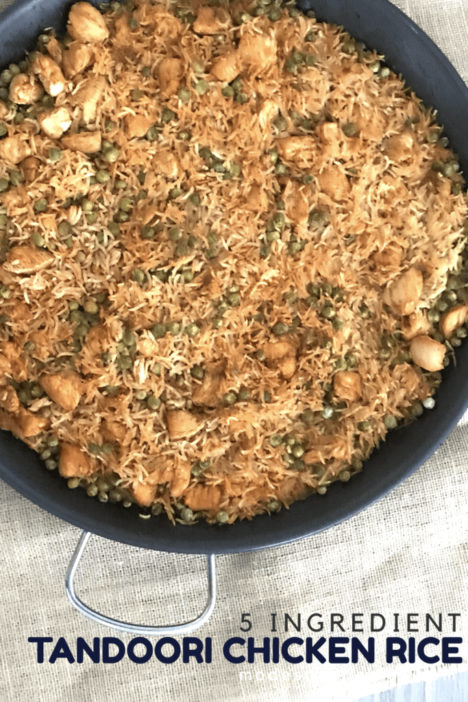 5 Ingredient Tandoori Chicken Rice