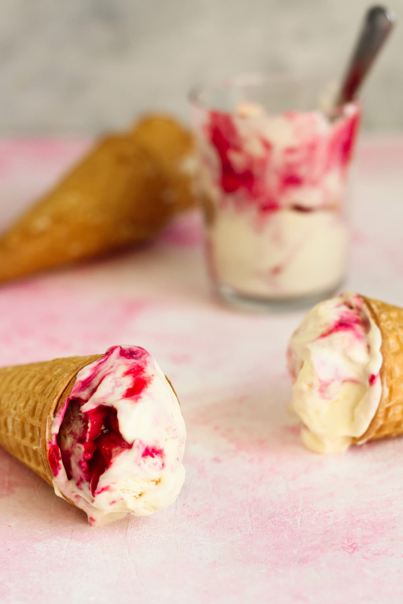 Raspberry Ripple Ice Cream