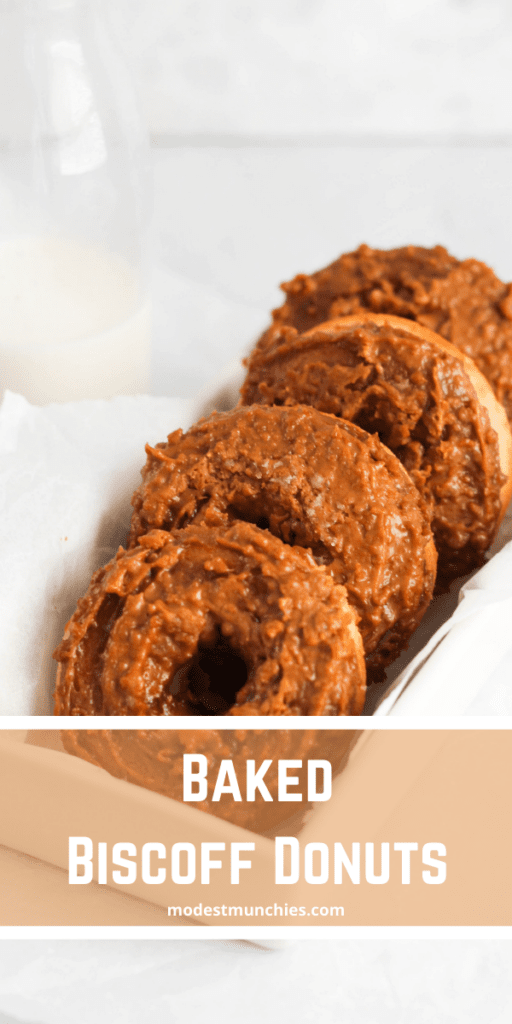 Baked Biscoff Donuts - Modest Munchies