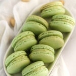 pistachio macarons