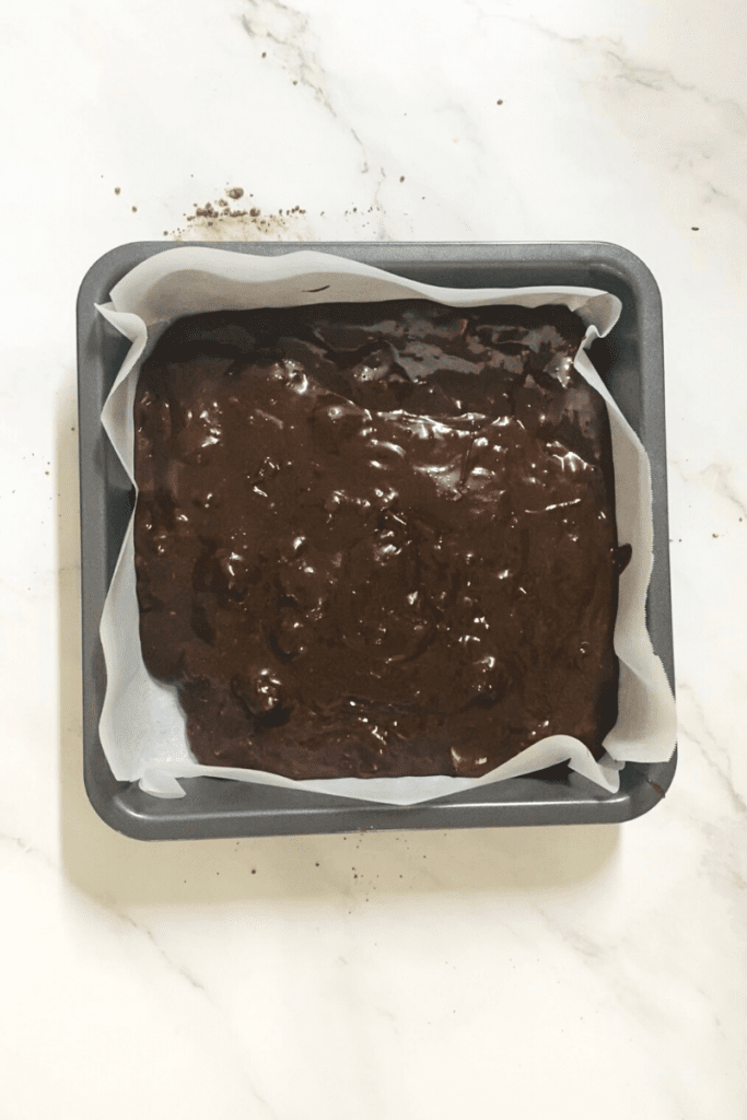 Brownie in pan