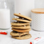 stacks of cookies with kinder bars