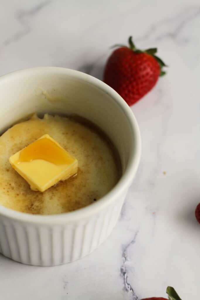 Pancake in a mug Modest Munchies