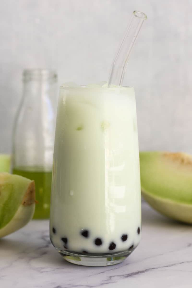 Honeydew Milk Tea - Modest Munchies