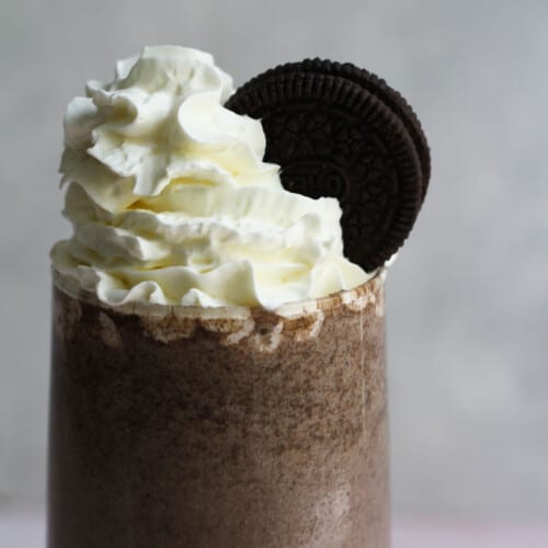 Oreo milkshake without ice shop cream